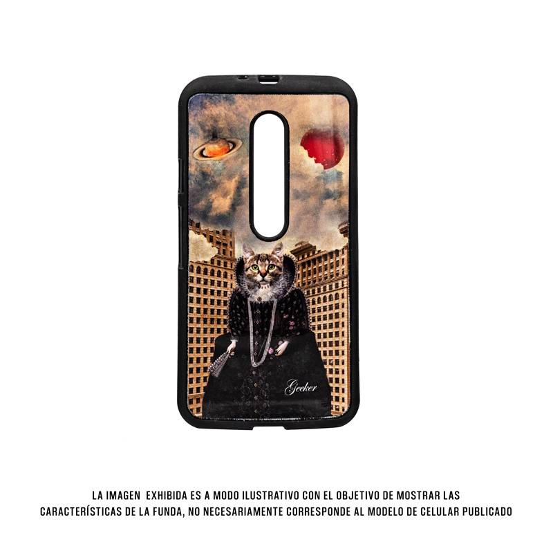 Geeker Hcd Moto G 3 Queen Cat Negro