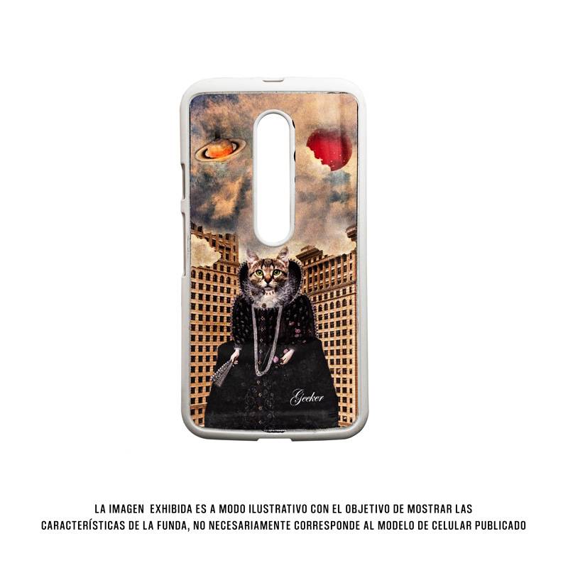 Geeker Hcd Moto G 3 Queen Cat Blanco