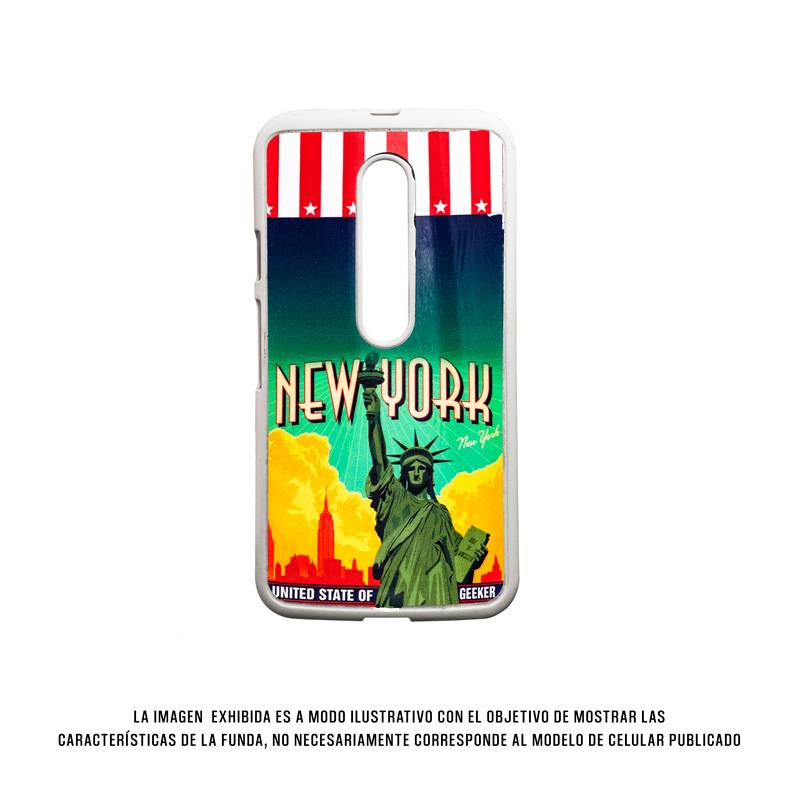 Geeker Hcd Moto G 3 New York Blanco