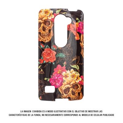 Geeker In Mold P8 Lite Calavera Flor
