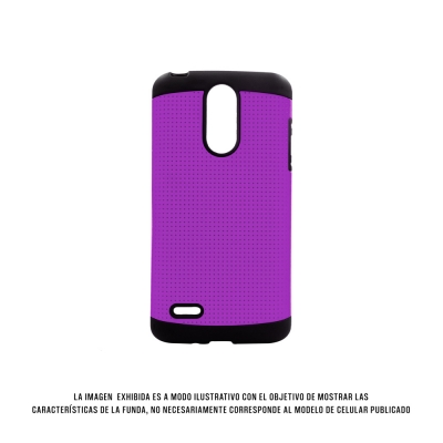Geeker S7 Edge Hybrid Case Negro/Violeta