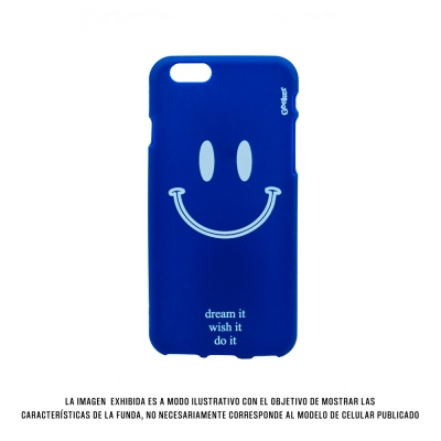 Geeker Iphone 6 Smile Matte Azul