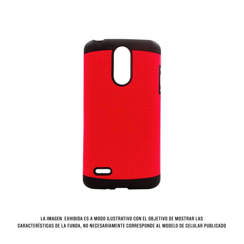 Geeker J7 Pro Hybrid Case Negro/Rojo