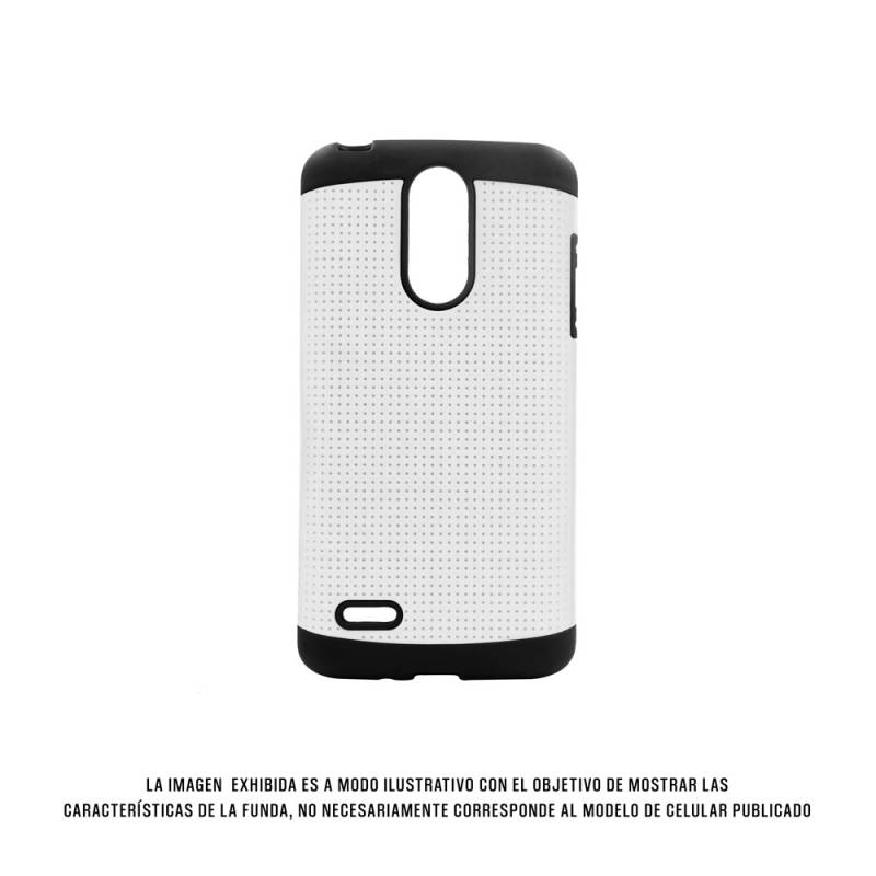 Geeker Moto E4 Hybrid Case Negro/Bl