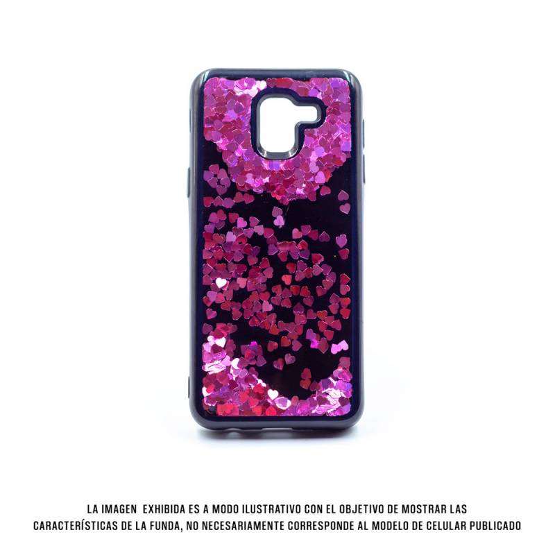 Cover Water Heart Iphone 7 Plus Rosa