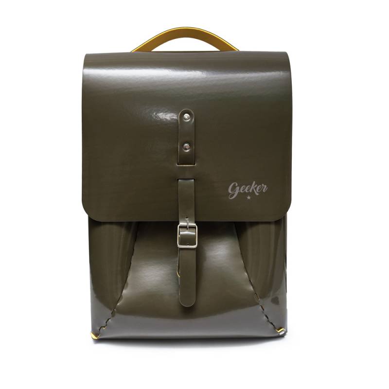 Geeker Mochila Tokio Oliva/ Amarillo