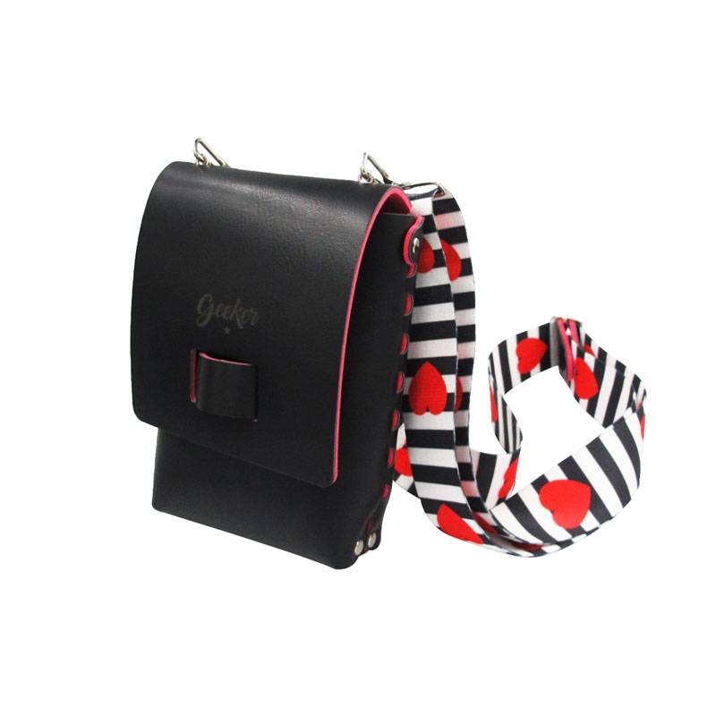 Geeker Crossbody Capri C. Ne/Rojo C/Strap
