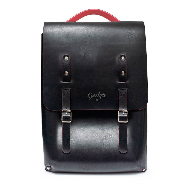 Geeker Mochila Brooklyn C. Negro/ Rojo