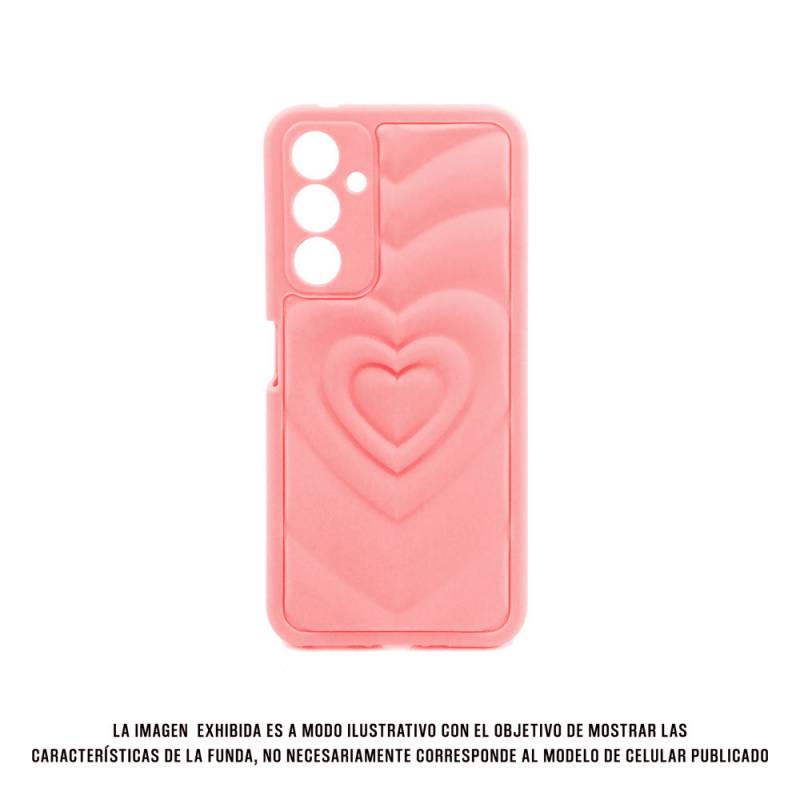 Geeker Prot. C/Bolsa Puffer Corazon A54 Ros