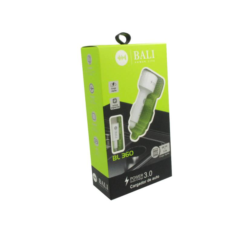 Bl 360 M Cargador De Auto Dual 36 W Micro Usd