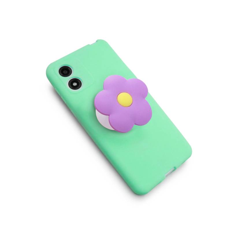 Bl 406 Pop Socket Silicona Flor